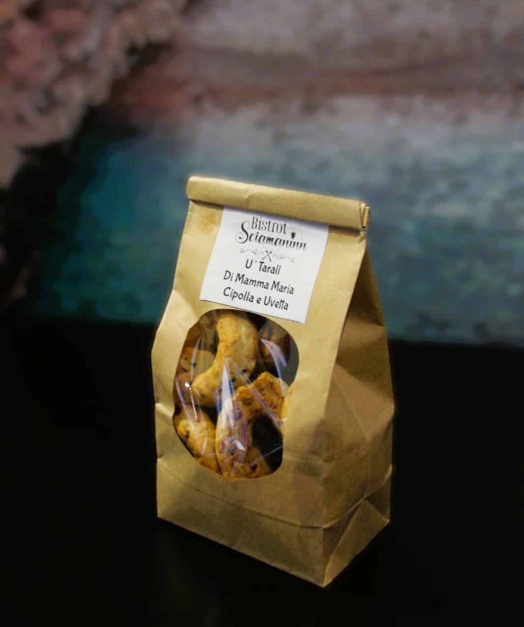 taralli cipolla uvetta